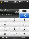 call dialer screen